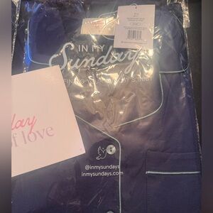 Size Small Mallory Ervin In My Sundays Navy Pajamas Sold OutBrand New in Package